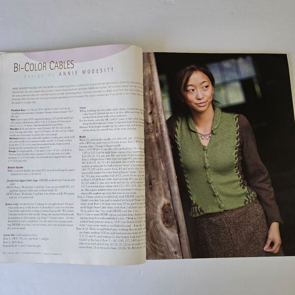 Interweave Knits Magazine Winter 2005 With 30 Winter Knitting Projects & Pattern - Picture 7 of 16